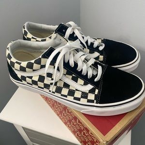 Vans Old Skool Primary Check unisex men size 7.5 / women size 9